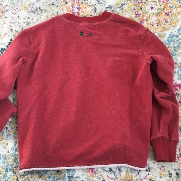 Miles by Madewell | Embroidered Cutoff Semi Crop Sweatshirt - Picture 8 of 11